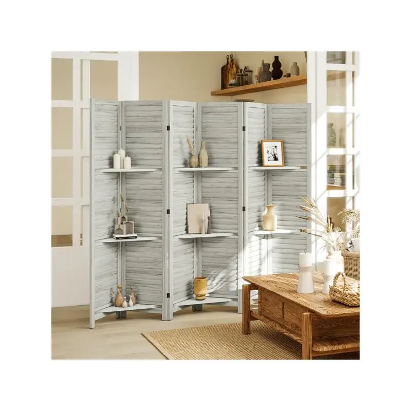 

Wood Privacy Screen Room Divider - Ideal for Home & Office Use, Stylish & Versatile Design, Perfect for Creating Separate