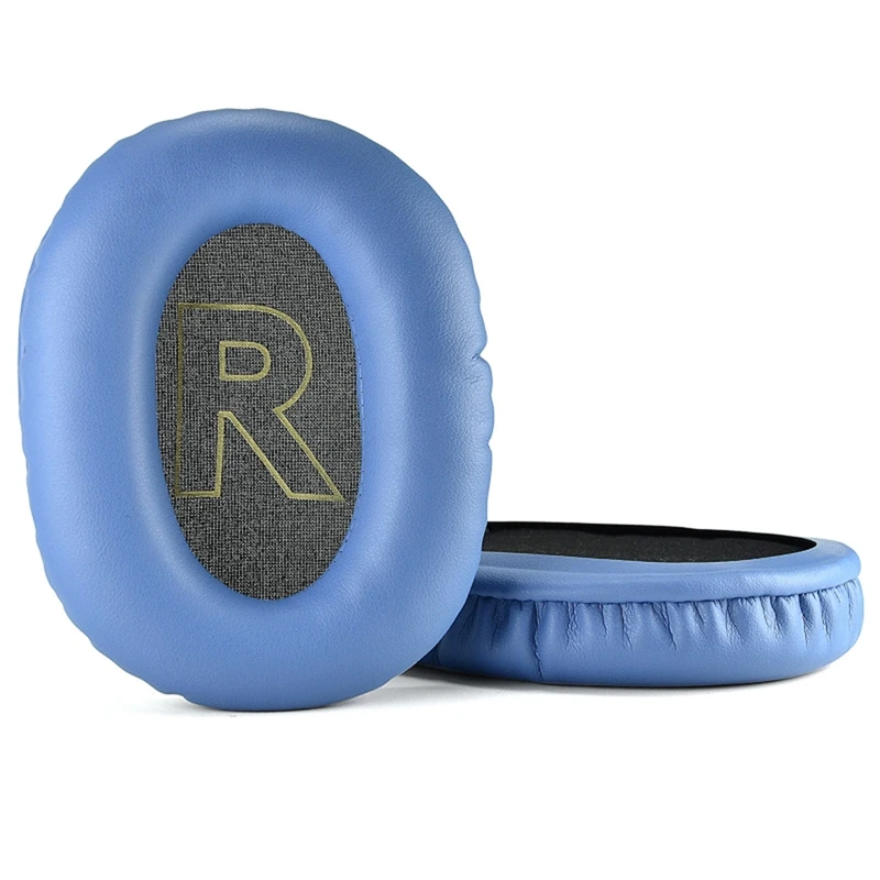 Almohadillas de repuesto para auriculares Pro X, cubierta de cuero para los oídos, PU azul
