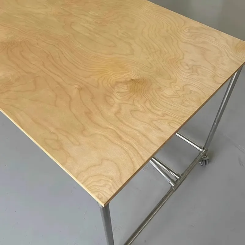Simple modern birch ocean board home computer desk retro desk writing desk