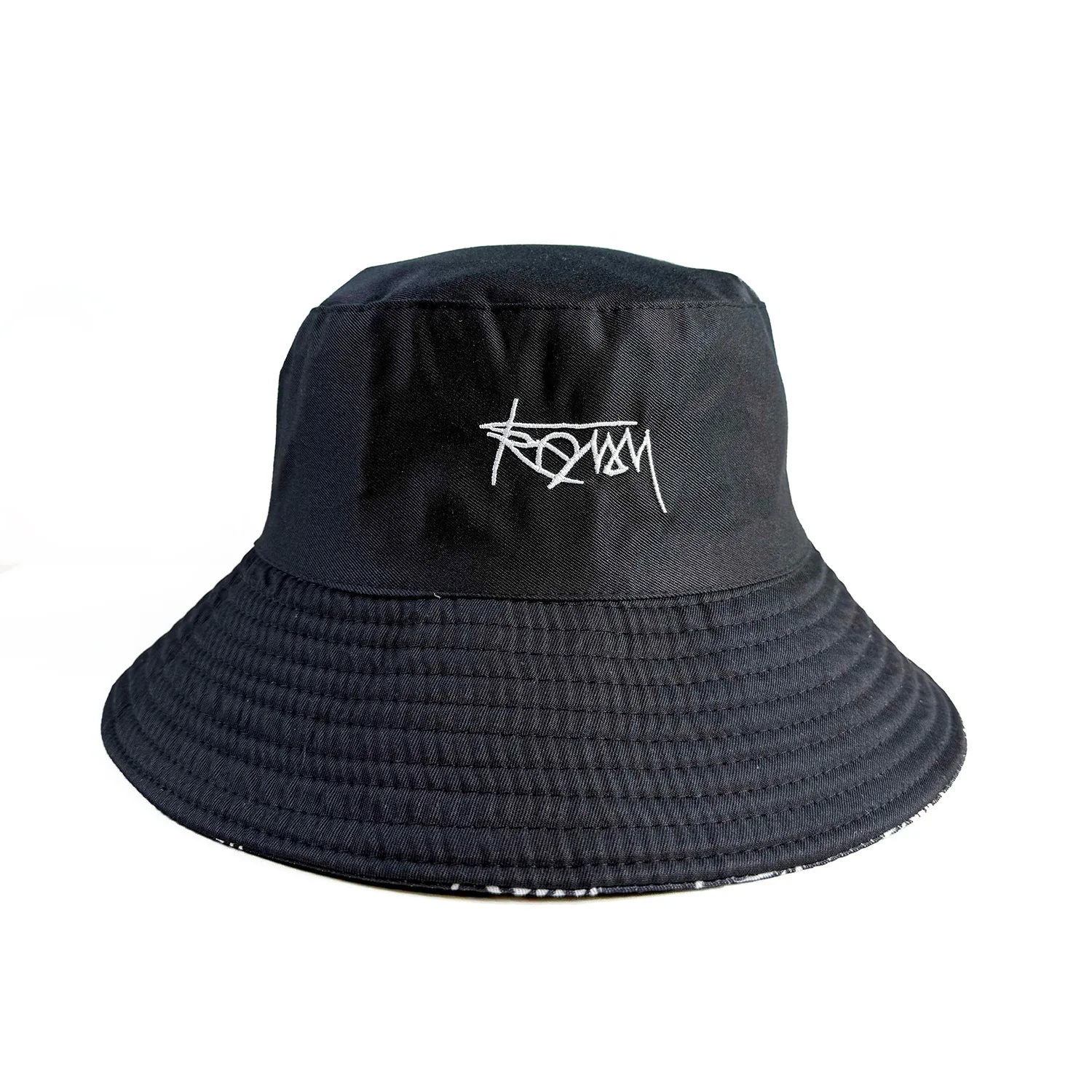 Cartoon Youthful Cool English alphabet Double-sided wear fisherman hat Outdoor Leisure Sunscreen Sun Hat Men Women bucket hats