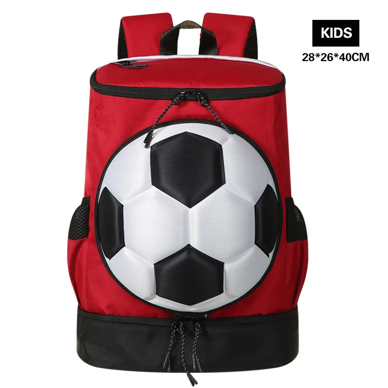 Customized logo for children's soccer backpack large capacity basketball bag printed pattern sports backpack