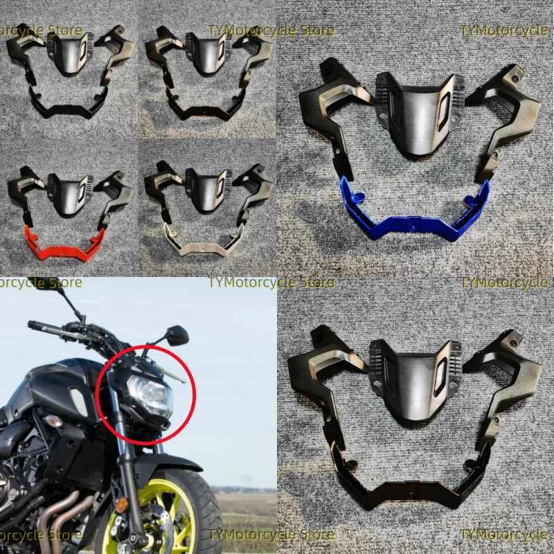 

Motorcycle Front Section Fairing Headlight Shroud Cover Front Upper Nose Hood Fit For YAMAHA MT07 FZ07 FZ-07 MT-07 2018-2020