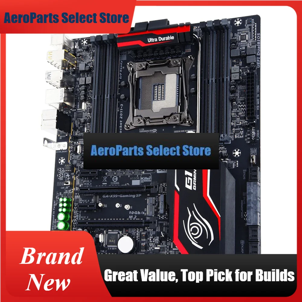 AeroPartsX99 GA-X99-Gaming 5P Desktop Motherboard LGA2011-V3 PCI-E 3.0 DDR4 64GB PC E-ATX