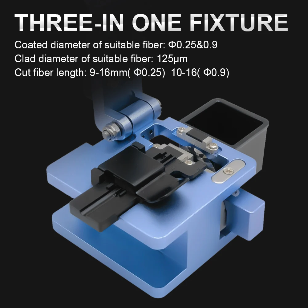 TM-21 Fiber Cleaver High Precision Cutting Angle Small Accurate Easy Operation for Precision Cutting Single-core Fiber Tool FTTH