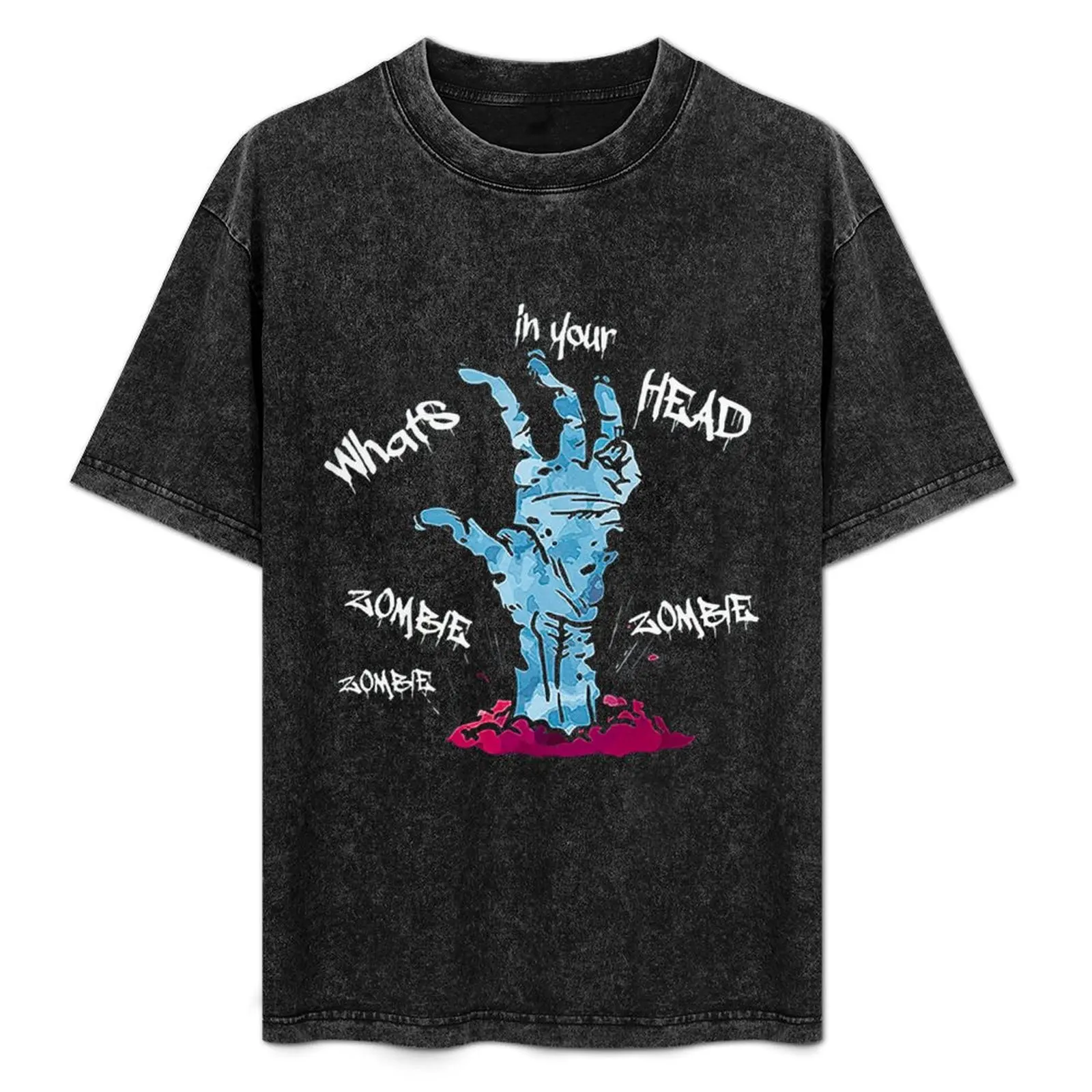 

The Cranberries Zombie T-Shirt Simple Solid Color Crew Neck Tee