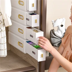 Pull-out Underwear Bra Organizer Socks Storage Box Wall Mounted Closet Drawer Divider Boxes Bedroom Dormitory Closet Organizer