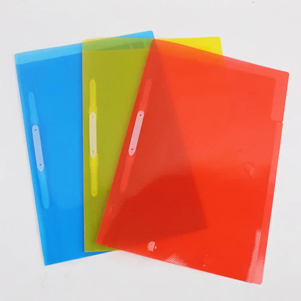 

Color-coded File Management System Plastic File Folders with Clip Paper Pockets for Office School for Organization for Workflow