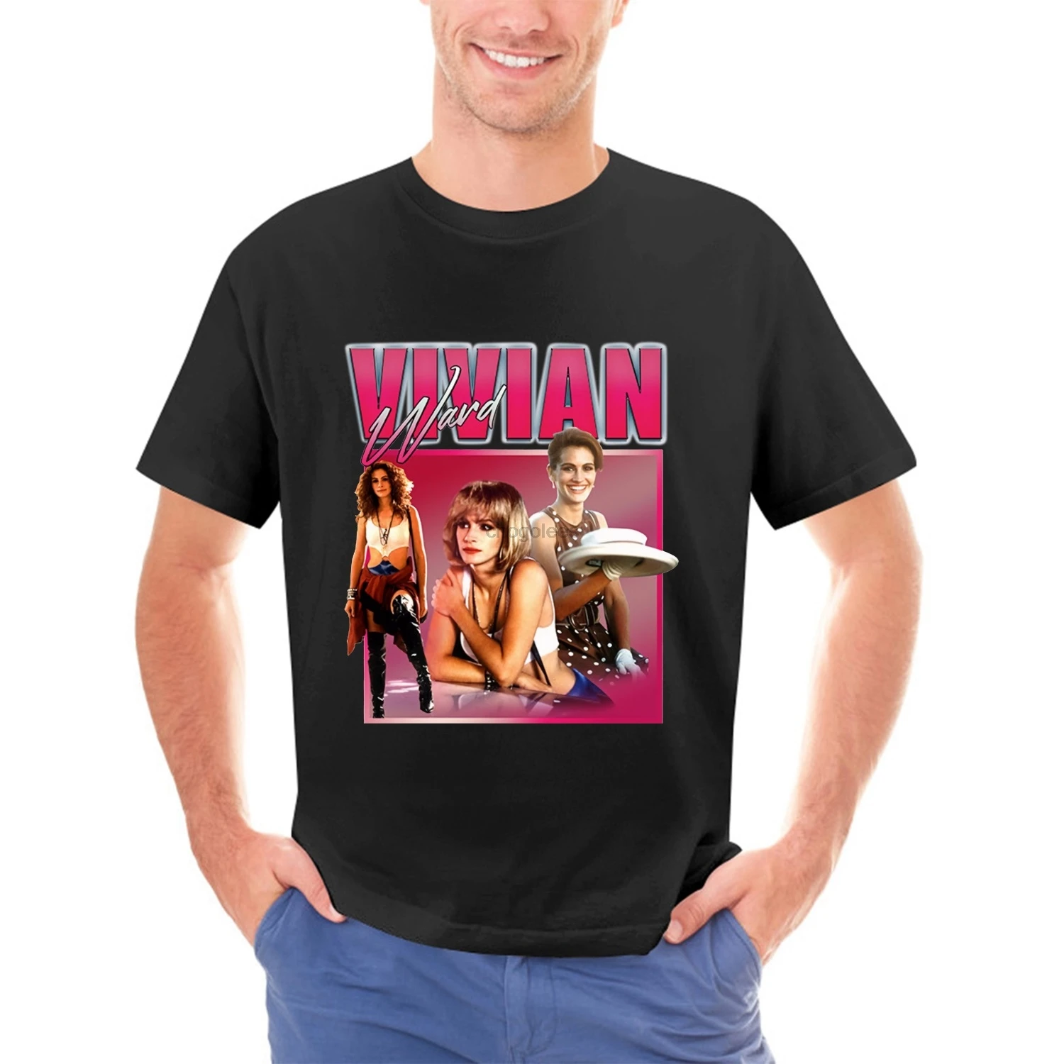 VIVIAN From PRETTY WOMAN Homage T-shirt Vintage 90s T Shirt Pretty Woman Quotes Retro Printed Tees Julia Roberts Style Looks