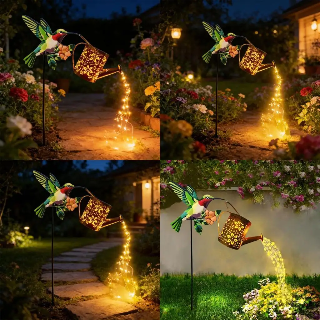 

Permanent Sun Garden Light In Bird Form For Landscape Lighting D2RD