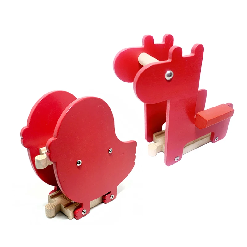 

Free Shipping Bird Double Bridge Fawn Wood Track Accessories Compatible Wooden Train Track Children Track Boys Toys Gifts X17