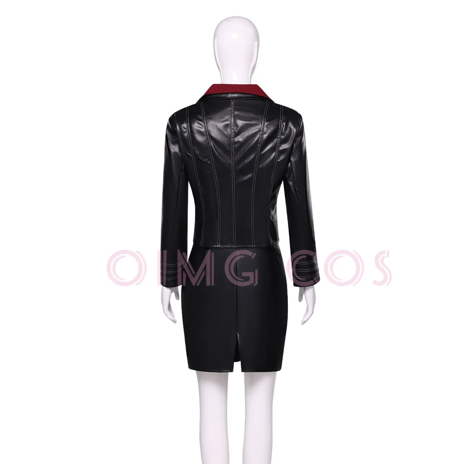 Game Resident Evil Ada Wong Leather Jacket Cosplay Costume Full Set Spy Outfit For Comic Con Halloween Cos Events view 4