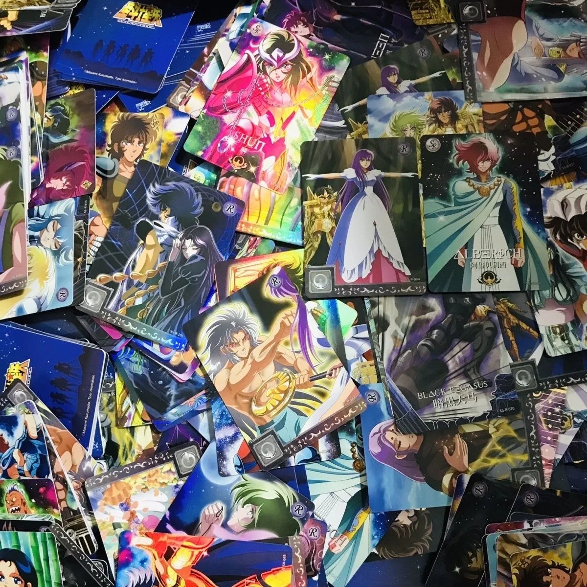 KaYou Original Saint Seiya 50pcs Random Cards Character Athena Seiya Shiryu Hyoga Shun ikki Saga Aiolia Shaka Dokho Aiolos Camus