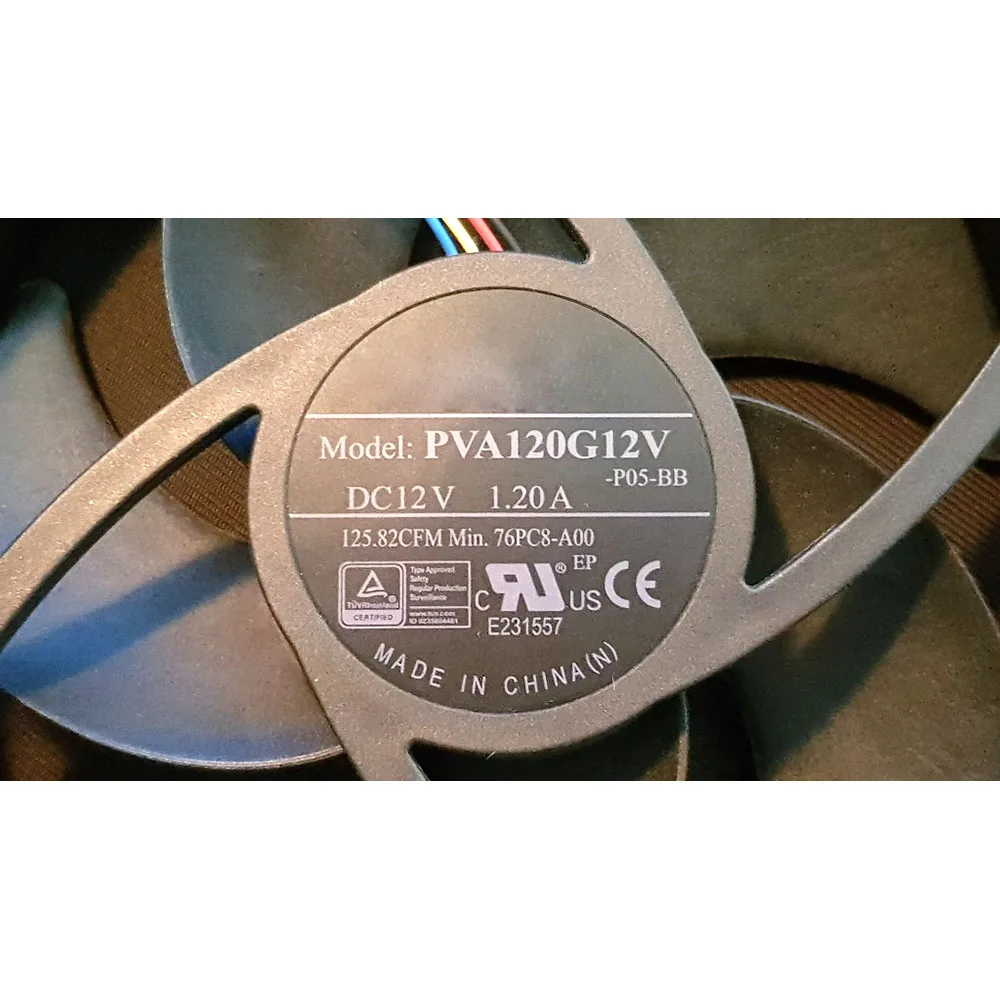 Fan For Alienware Aurora R13 R14 R15 For Precision 3660 Tower 076PC8 76PC8-A00 PVA120G12V-P05-BB AFB1212EJ-01 12VDC 4PIN