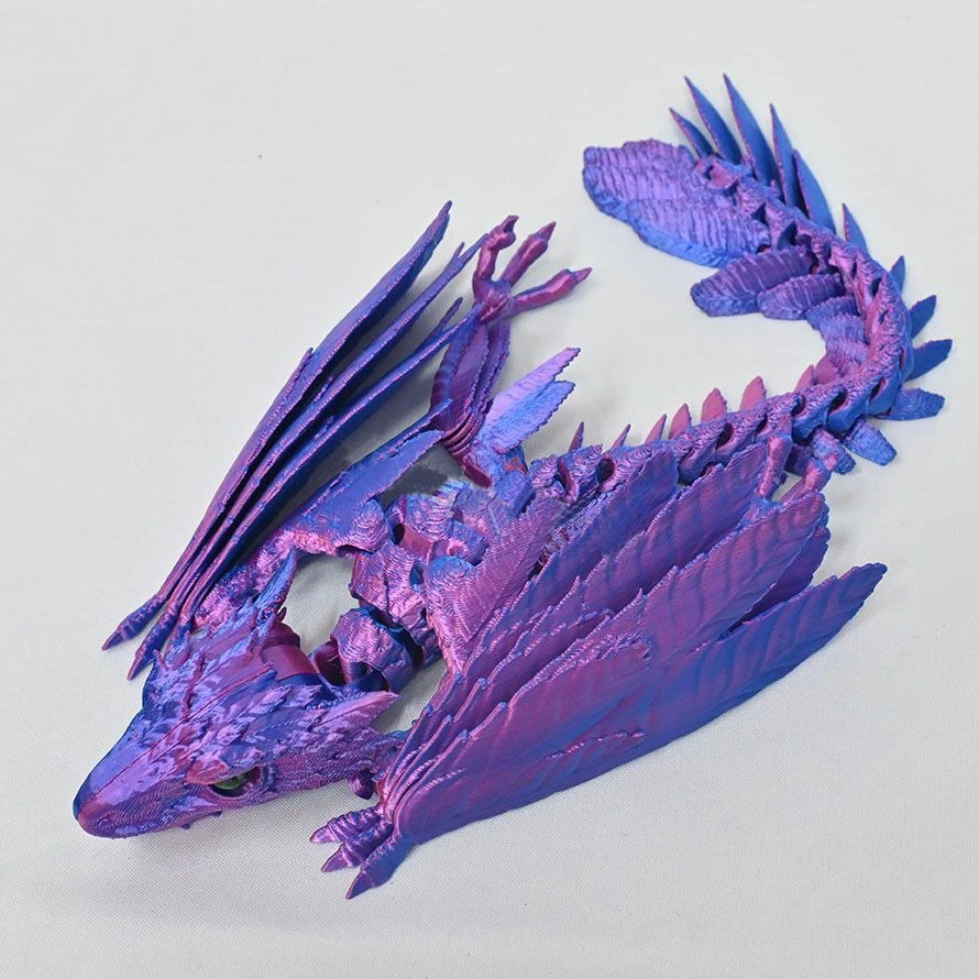 

Подвижная игрушка Archaeopteryx Flying Dragon Joint, 3D-печать, перо, летающий дракон, украшение