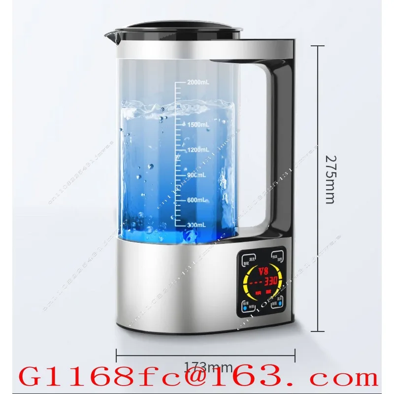 2L Hydrogen Water Bottle Alkaline Ionizer Filter Machine Hydrogen Rich Generator  Portable Health Drink Purifier