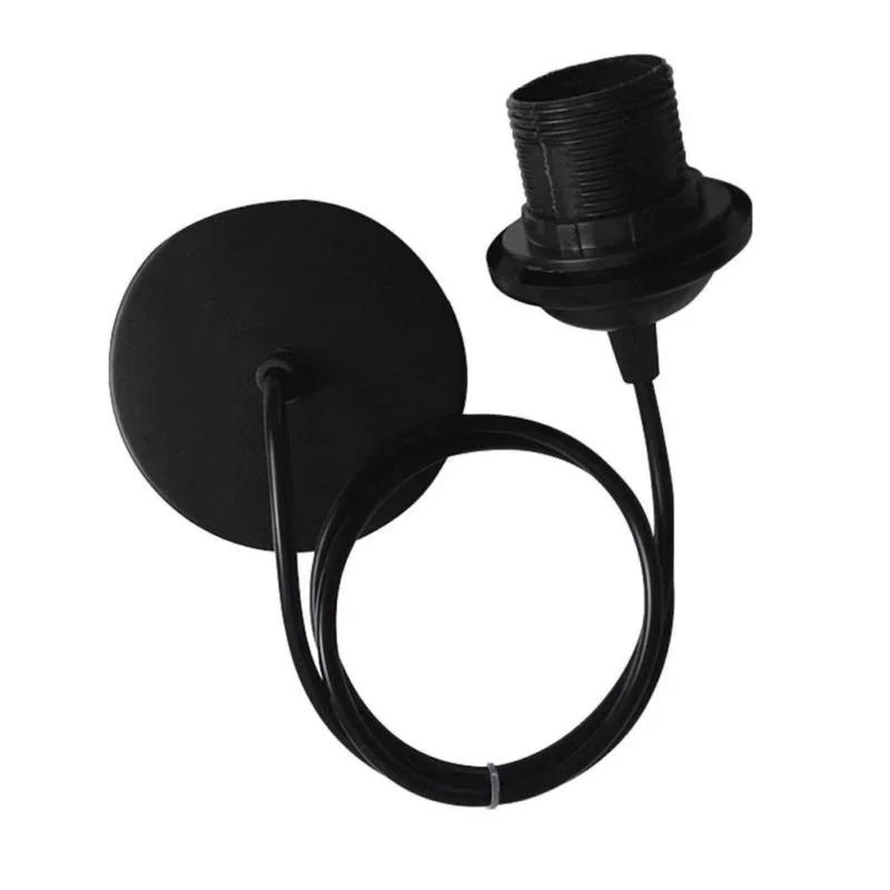 Pendant E27 Lamp Holder With Wire Lighting Stand Socket Screw Bulb Modern Unique Convenient Sell Well High Quality