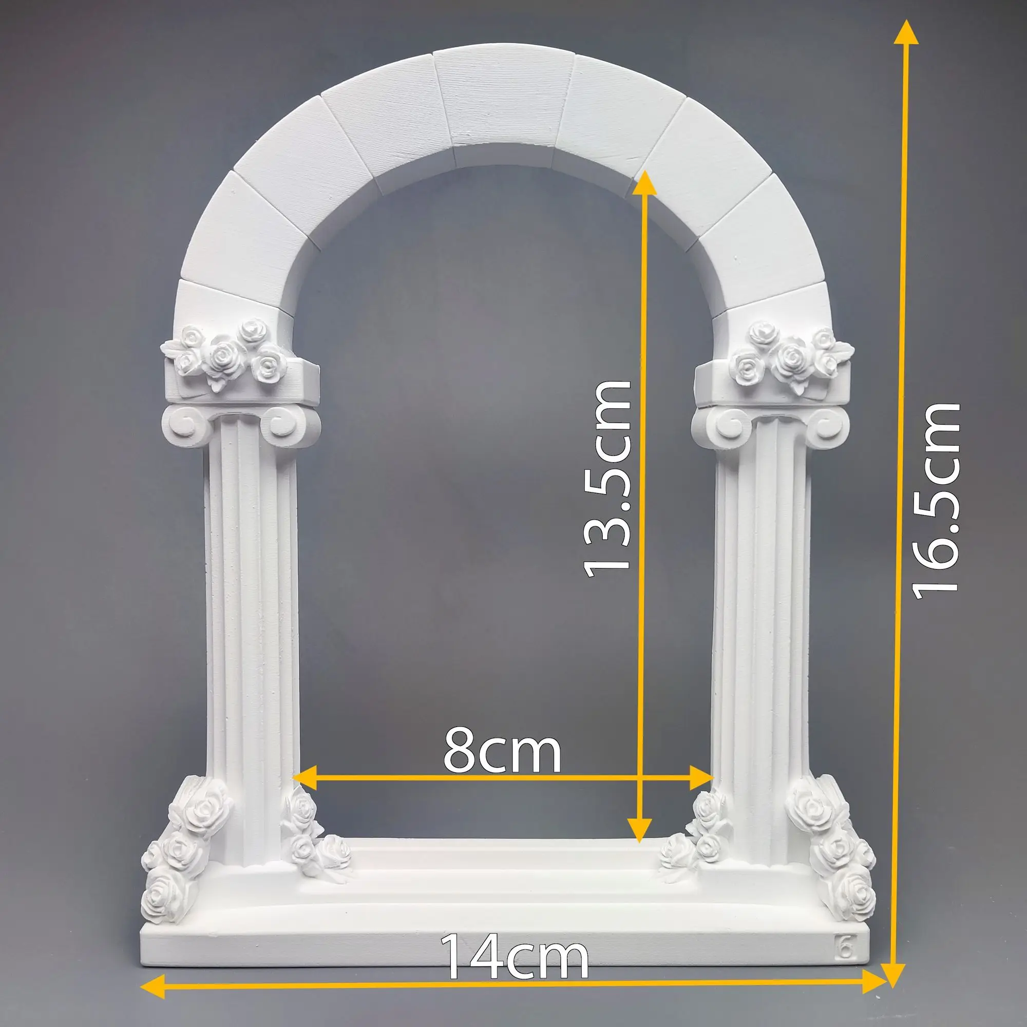 Roman Column Archway Decoration, European Architectural Model Sketch Sculpture, Desktop Archway