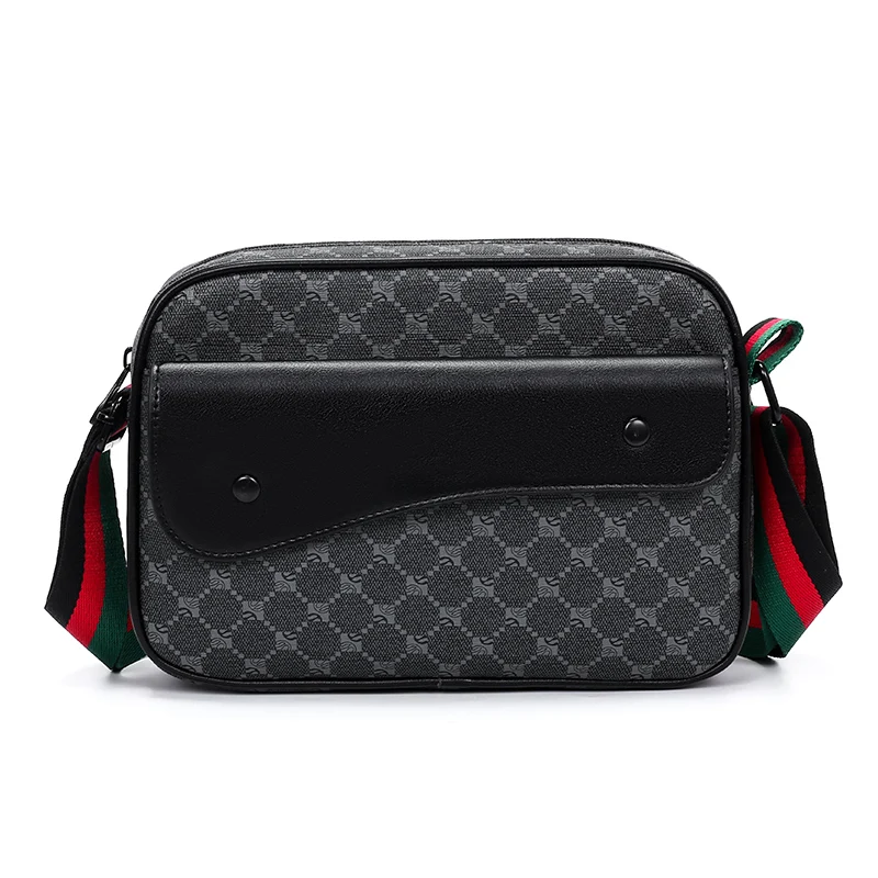 New Men's Shoulder Bag Fashion Trend Crossbody Bag Business Casual Horizontal Style Young Men's Bag Small Backpack