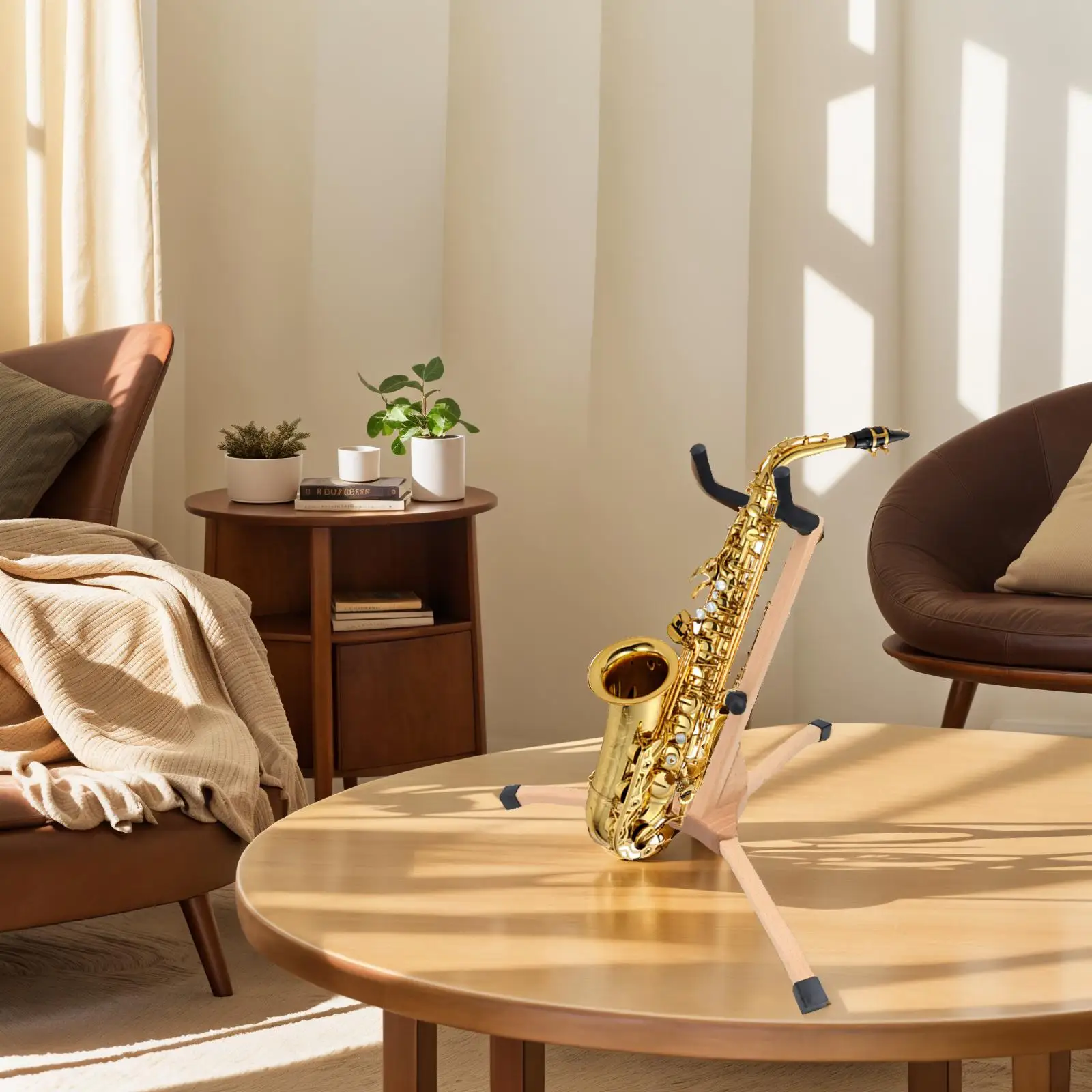 For Saxophone Display Sax Holder Tripod Saxophone Storage 39*13*10cm No Installation Required Protects From Scratches
