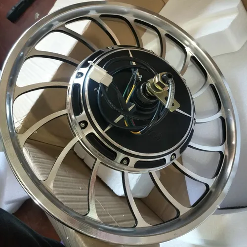36V48V60v72v350w500w1000w 20 인치 BLDC 통합 휠 모터 기어리스 후면 구동 전기 스쿠터 모터 자전거 MTB ATV DIY 부품
