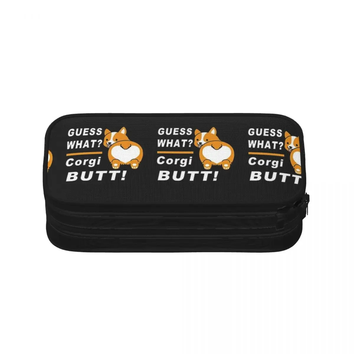 ¡Adivina qué Corgi Butt! Estuches para lápices, bolsas para bolígrafos de gran capacidad, caja para bolígrafos, estuche para lápices para niños, niñas, estudiantes, papelería, escuela