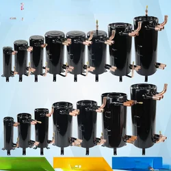 High efficiency tank heat exchangers, shell and tube condensers, evaporators, liquid storage tanks, air conditioning heat pumps