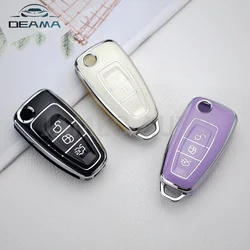 TPU Car Key Case Cover for Ford Focus 2 3 MK3 ST RS Custom C-Max S-Max Ecosport Kuga Escape Fiesta Mondeo Shell Fob Accessories