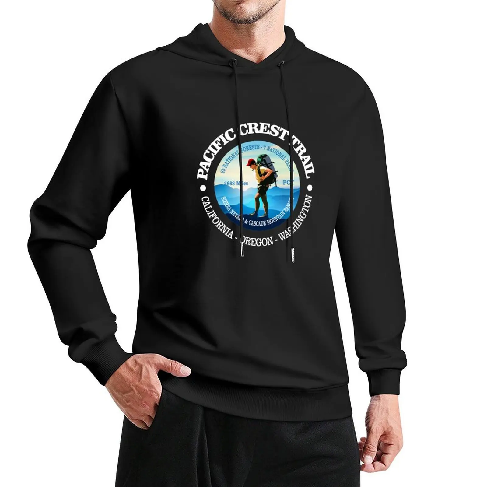 

Pacific Crest Trail (C) Pullover Hoodie autumn new products autumn jacket men hoodie oversize