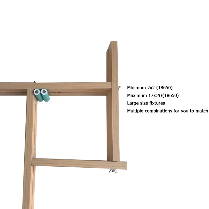 Battery fixture frame 18650 battery pack fixture for welding universal 21700 lithium welding tools fixture adjustable