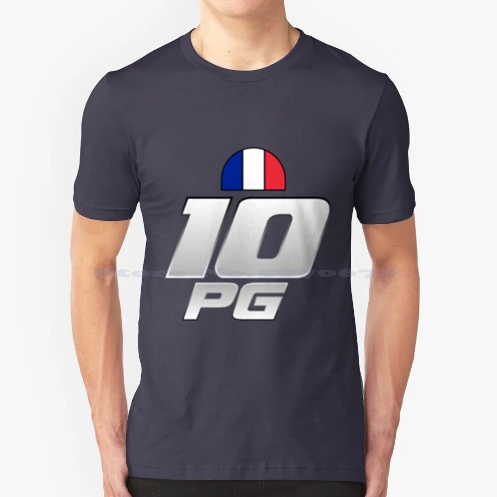 Pg 10-Circuits Pattern T Shirt 100% Cotton Tee Racing Pierre Gasly Scuderia Motorsport Grand Prix France Logo Kvyat Toro Rosso