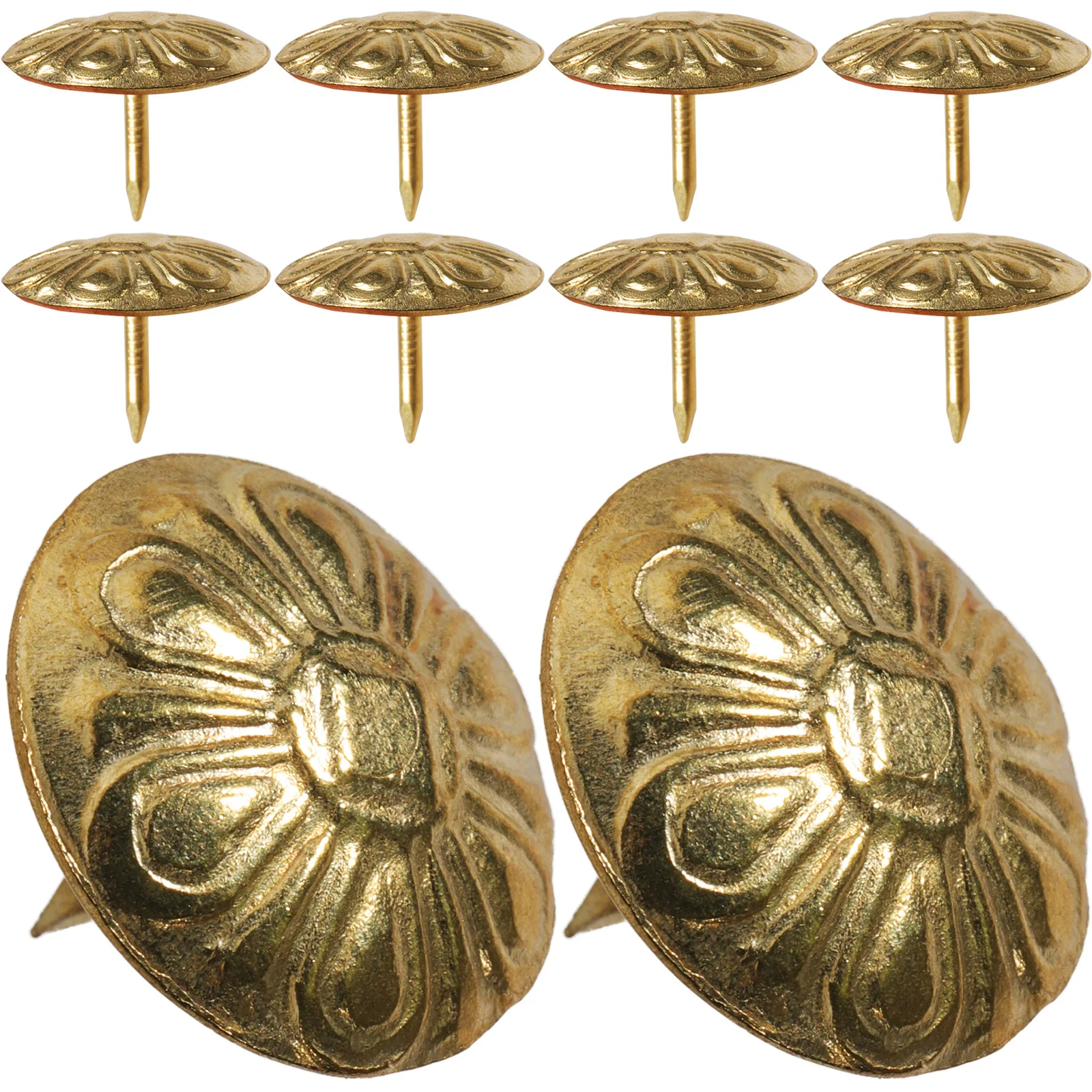 

50Pcs Upholstery Tacks Decorative Metal Nails for Furniture Sofas Chairs Headboards Home Decoration Upholstery Tacks Decorative