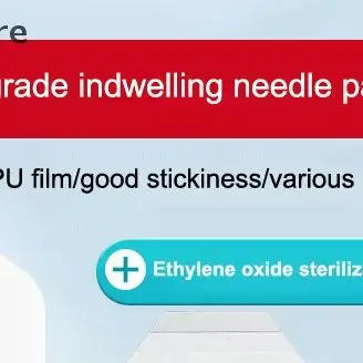 1/5Pcs Medical PU Film Wound Dressing Waterproof Breathable Sterile Cannula Infusion Needle Fixation Sticker for Health Care