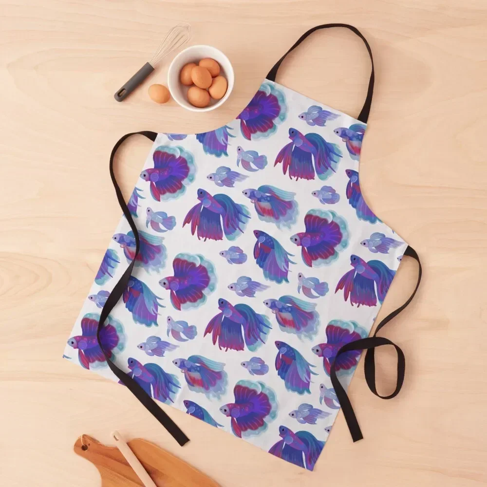 

Blue Betta Apron Kitchen Utensils Bib For Kitchen Apron