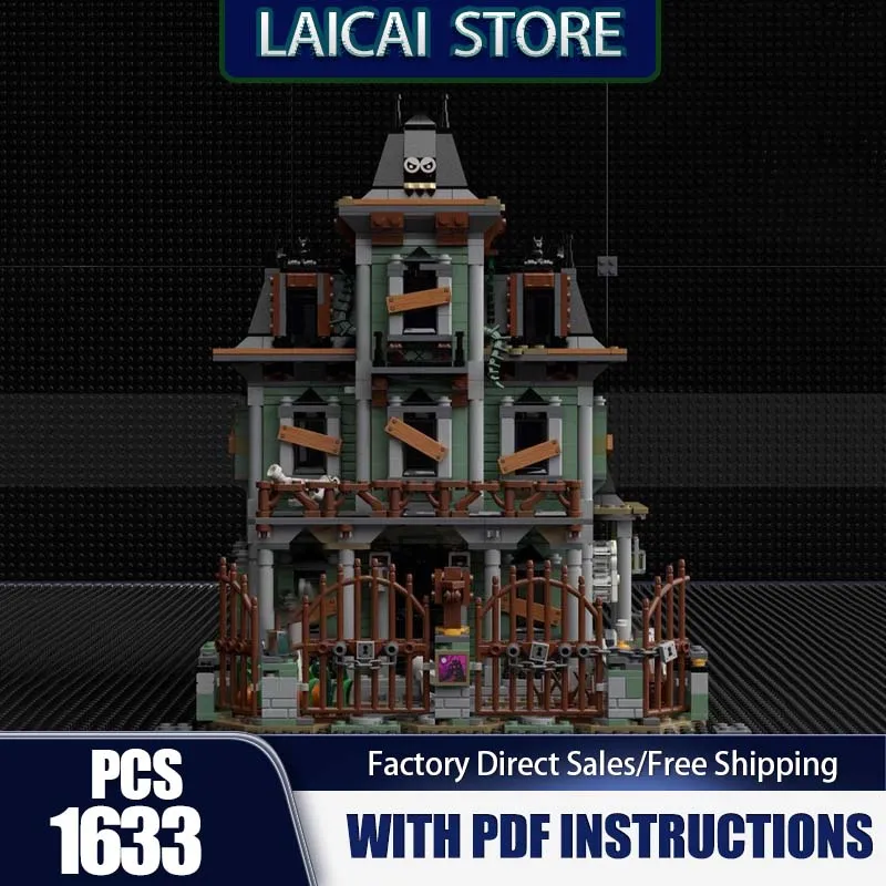 Medieval Castle Model Moc Building Bricks Haunted House Model Technology Modular Blocks Gifts Christmas Toys DlY Sets Assembly