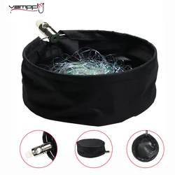 Vampfly Fly Tying Trash Tray Waste Basket Fishing Vise Holder Bag Tying Tools Nylon Storage Pouch Fishing Tackle Accessories