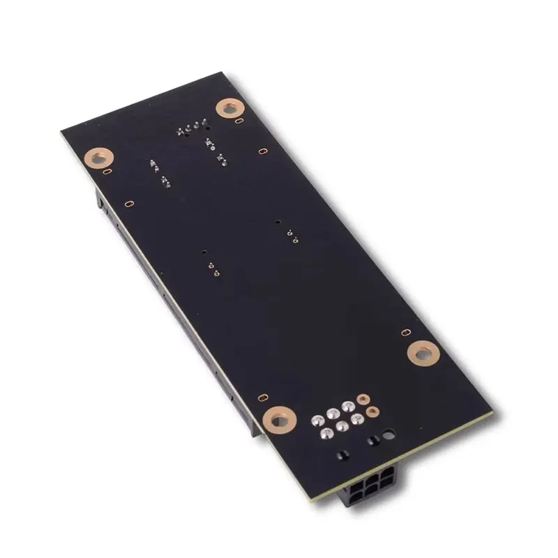 Exquisite-Pcie 4.0 X4 + X4 Splitter Adapter Card SFF-8654 8I To Dual Pcie X4 Bifurcation Riser With 6Pin Power For Network Card