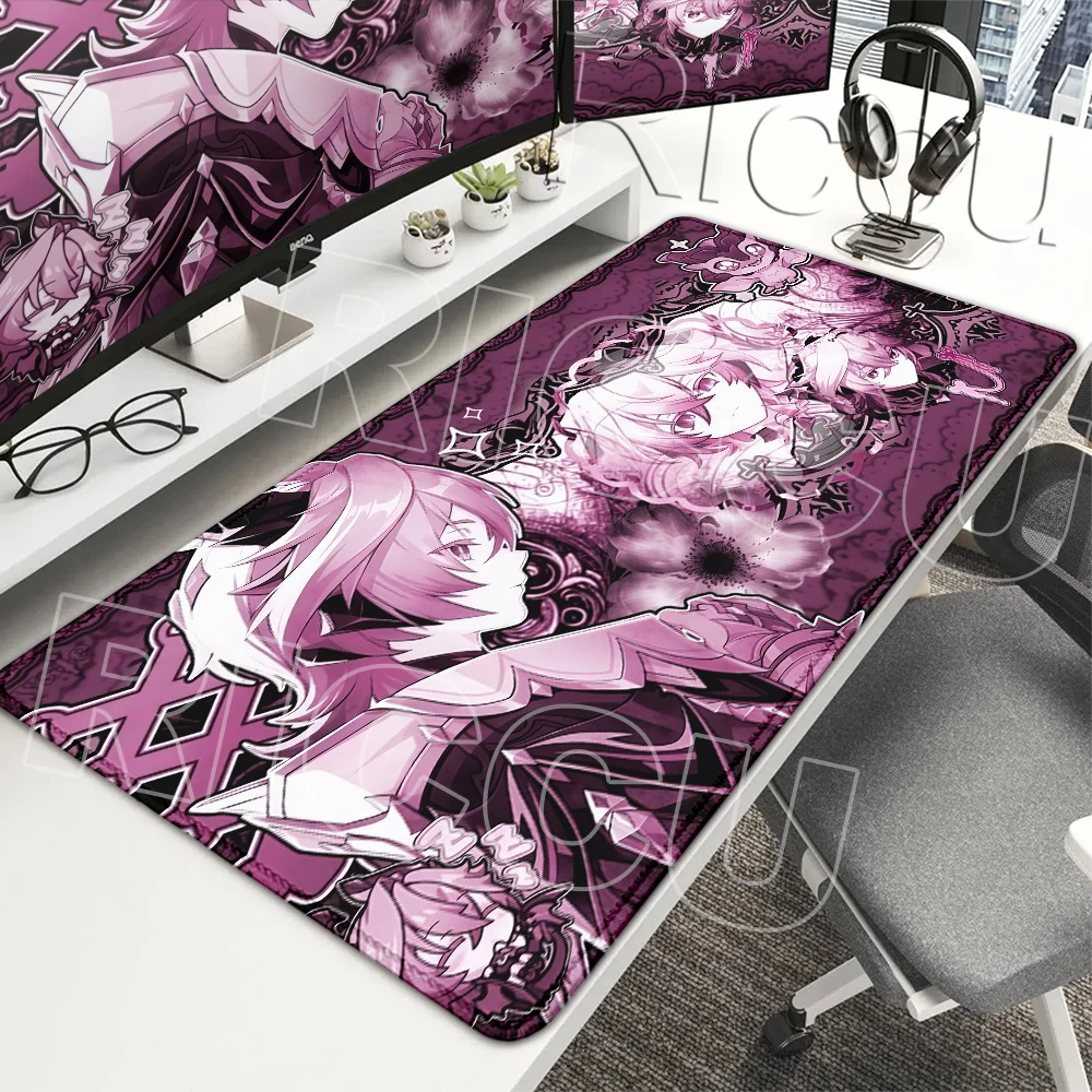 HD Print Durin Desk Mat Genshin Impact XXL Anime Cartoon Pattern Mouse Pads E-Sports Desk Mats PC Large Playmat Cute Rubber Mats