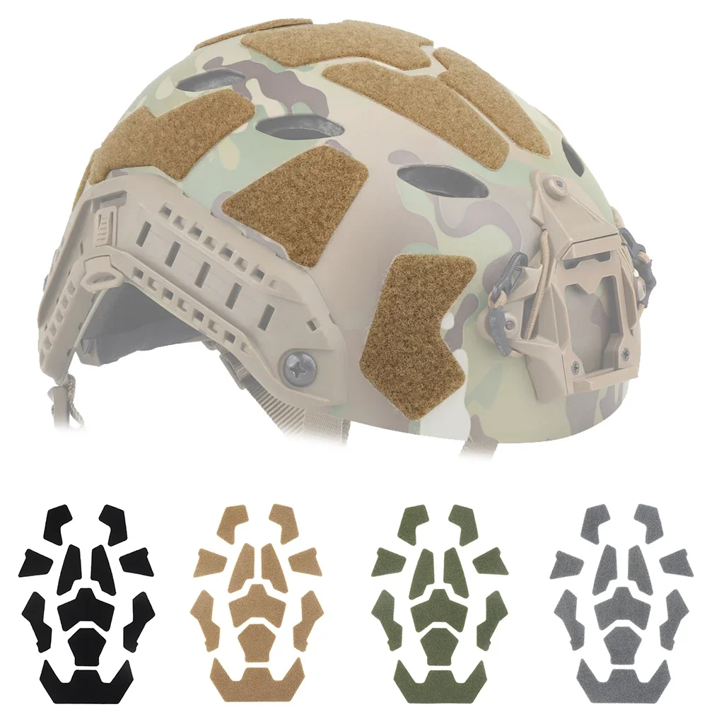 

Нашивка для тактического шлема, наклейка на застежку на липучке для быстрого шлема с высоким вырезом, волшебная наклейка, аксессуар для шлема, 11 шт./компл.