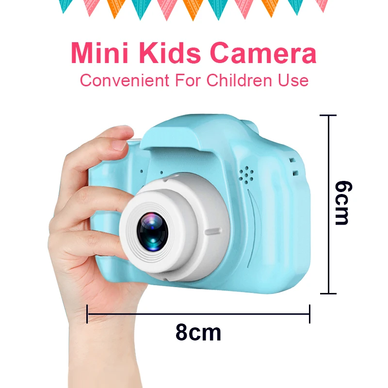 Children Kids Camera Mini Educational Toys For Children Baby Gifts Birthday Gift Digital Camera 1080P Projection Video Camera