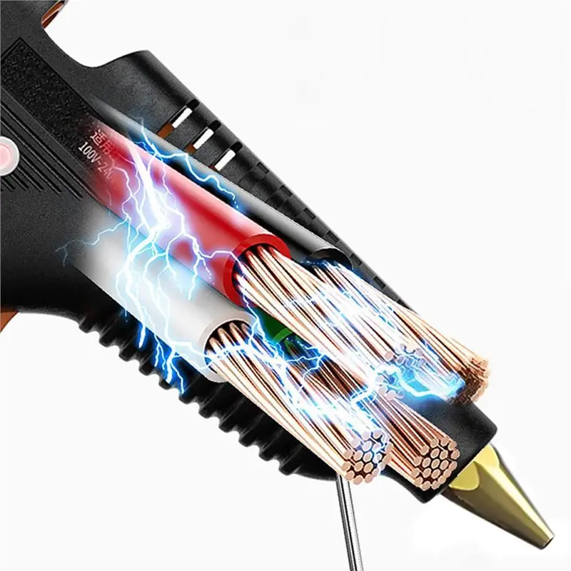 Industrial Grade 11Mm Hot Melt Glue Gun 180℃ Electric DIY Handmade Small Glue Gun Household Repair Tools A EU Plug-A68E