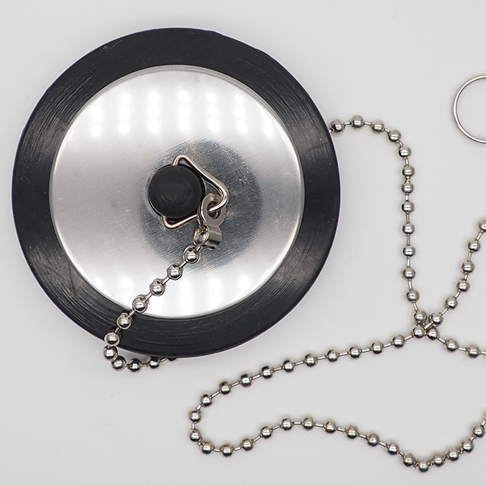 

5Pcs Rubber Sink Stopper Heavy Duty Fit Tightly to Prevent Odor Overflow Ideal for Bathtub Sink Mouth Hair Catcher Water Plugs