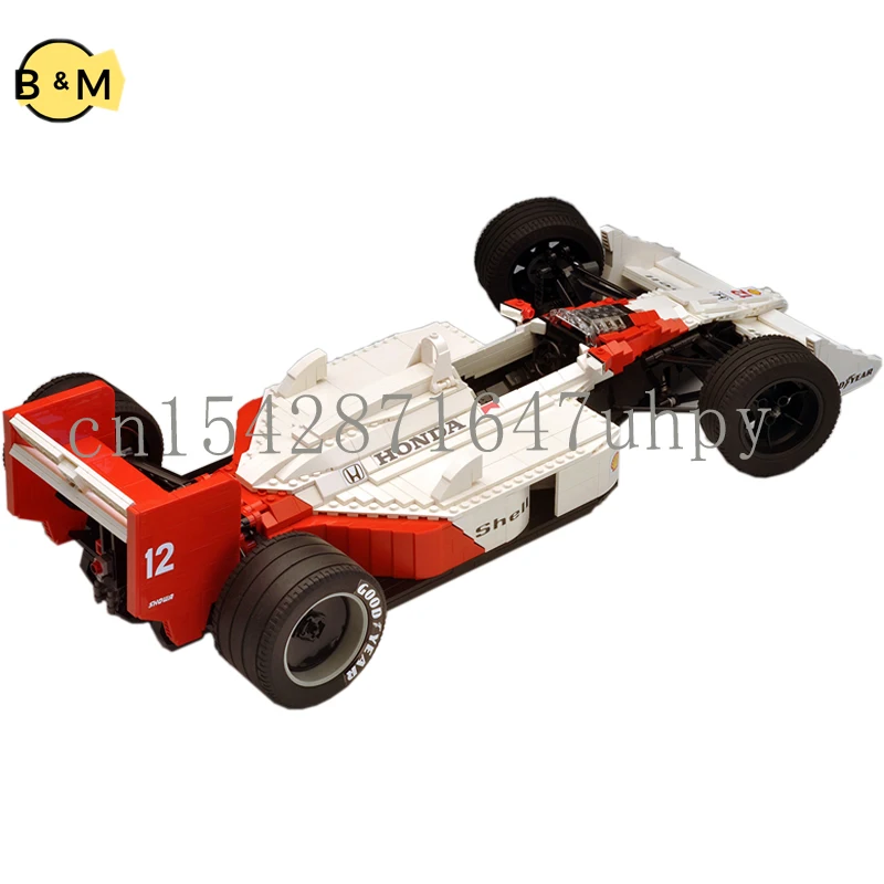 NEW 1592PCS mp4-4 formula one car model buiding kit block self-locking bricks toy birthday christmas gift