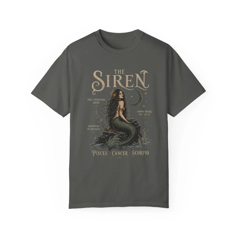 Water Signs Zodiac Shirt Siren Pisces Gifts Scorpio Gifts Mermaid Shirt Pisces Cancer Scorpio Cancer Scorpio Tshirt