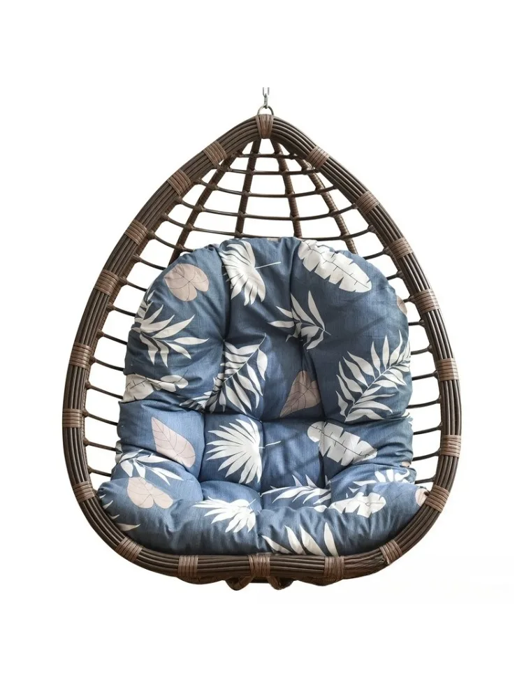 Hangstoelzitting & rugkussen, binnen- en buitenschommelstoelkussen, zacht ontspanningskussen voor tuin- en patiohangstoel - afbeelding 2