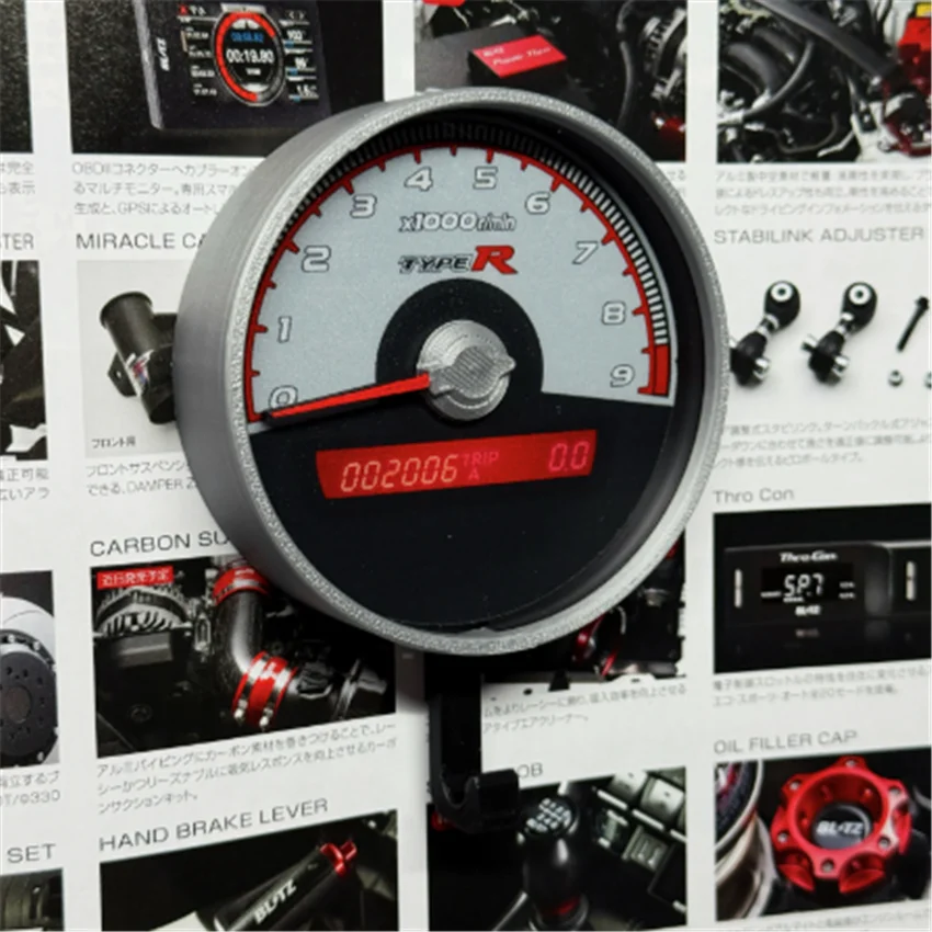 

FD2 TypeR WRX STI tachometer Key Holder Key hook Keychain 488 Pista Car pendant JDM Style Key Holder key ring Car accessorie
