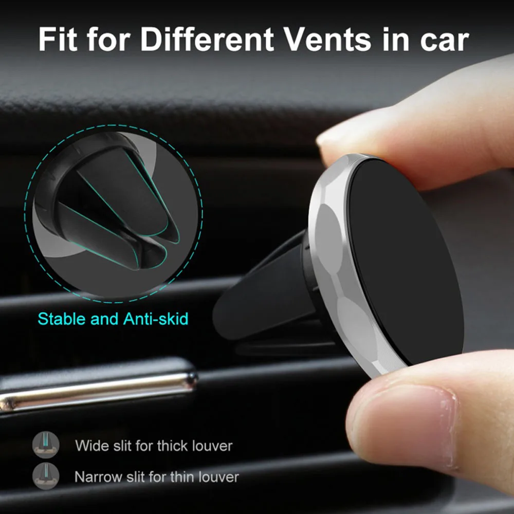 Magnetic  Car Phone Holder Car Kit Universal Auto Magnet Mount Holder Diamond shape For Cell Mobile Phone Newest