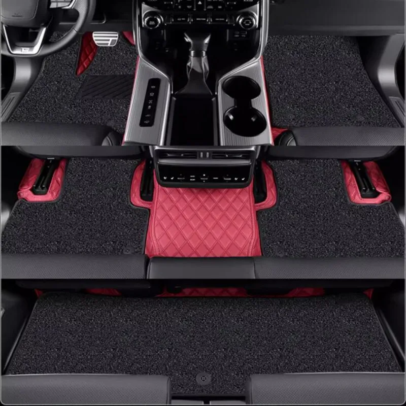 

High quality! Custom special car floor mats for Lexus LX 500d 500 7 seats 2025-2022 double layers carpets for LX500d LX500 2024