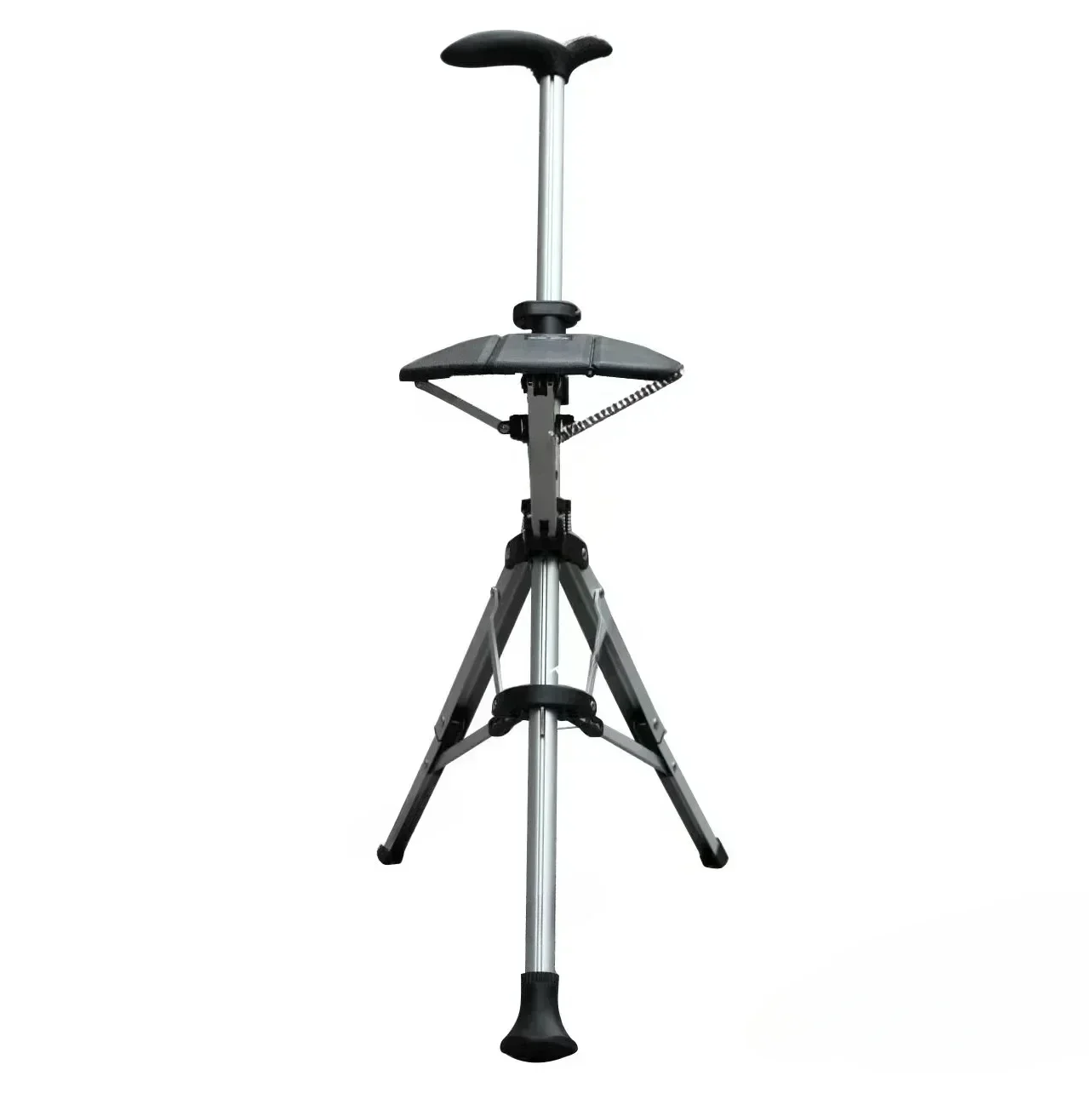 

2025 High Quality Aluminum Alloy Foldable Walking Cane Stick With Seat Adjustable Elderly Crutch Chair With Stool