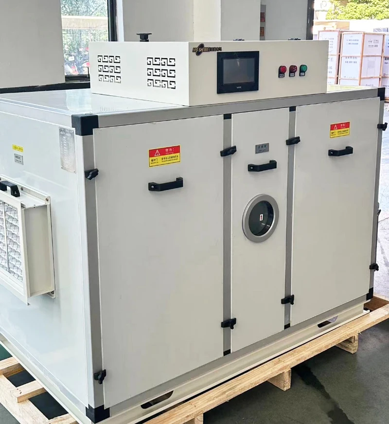 8kg Rotary Wheel Cold Room Dehumidifier Desiccant Dehumidifier For Electronics Production