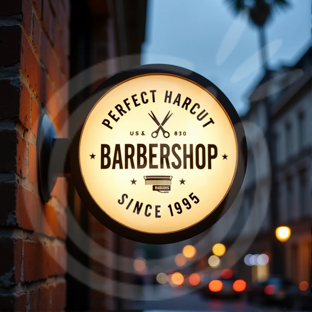 Custom LED Light Box Outdoor Business Sign Waterproof Acrylic Double Sided Storefront Wall Mounted Signage